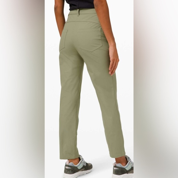 Lululemon City Sleek 5 Pocket 7/8 Pant Rosemary Green Size 4 - Picture 2 of 9